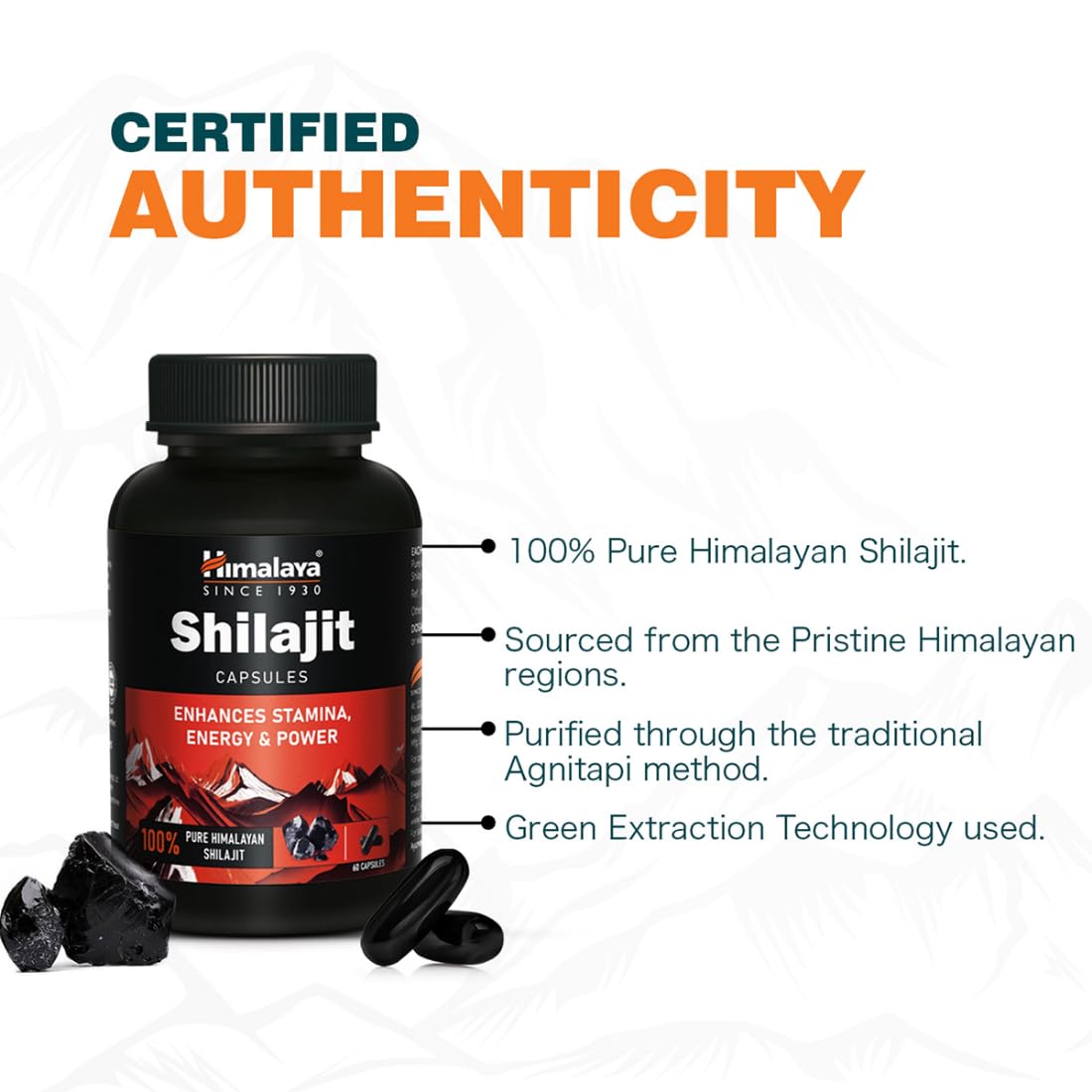 Himalaya Himalaya Shilajit, капсулы, 60 капсул Мужчины Велнес - Image 5