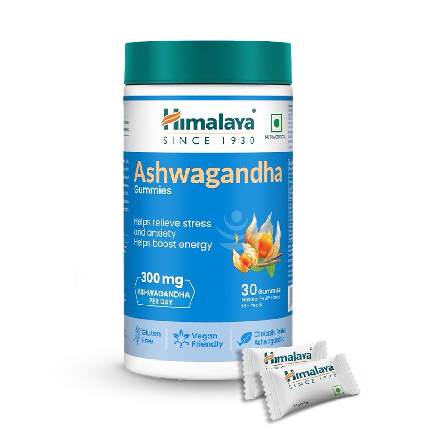 Himalaya Himalaya KSM-66 Ashwagandha, жевательные конфеты, 30 шт. Стресс и сон - Image 1