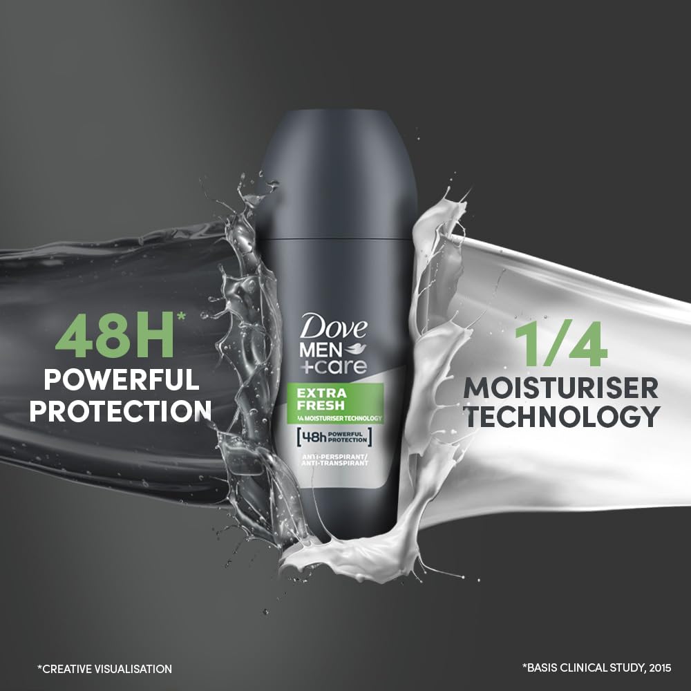 Vedashi Dove Men Care Extra Fresh Roll On Deodorant 50 ml — Dove | Gallery Image 3
