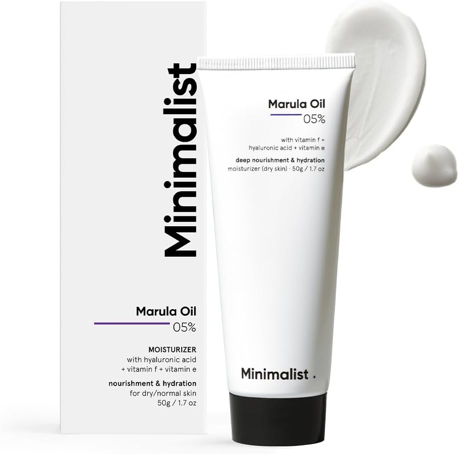 Minimalist Minimalist увлажняющий крем с маслом марулы 5% и гиалуроновой кислотой, 50 г, для сухой кожи Кремы и увлажняющие средства - Image 1