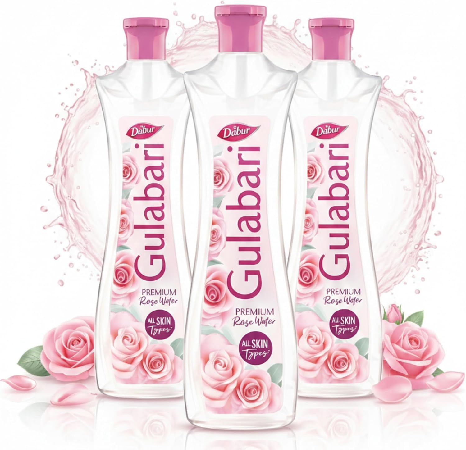 Dabur Dabur Gulabari, премиальная розовая вода/тоник для лица — 400 мл Очищающие средства и средства для умывания лица - Изображение 4