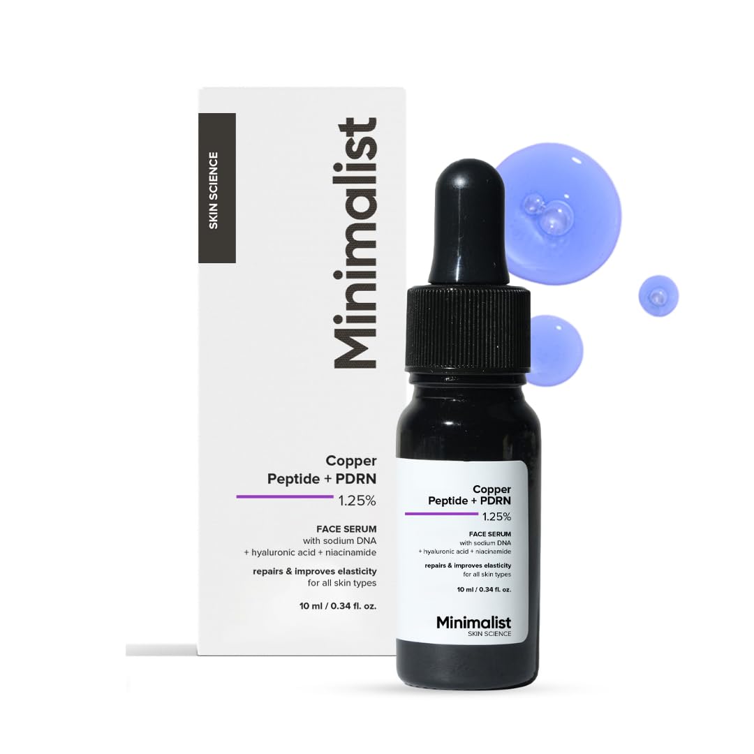 Minimalist Minimalist Copper Peptide + PDRN Face Serum 30 ml Serums & Treatments - Image 3
