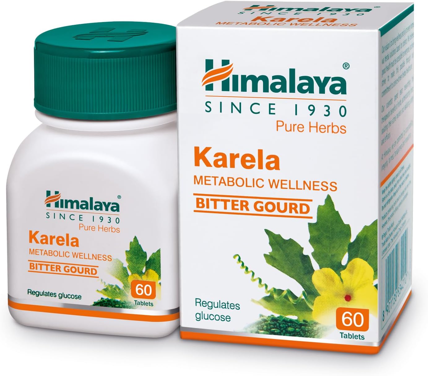 Himalaya Himalaya Wellness Pure Herbs Karela Metabolic Wellness - 60 Tablets Ayurvedic Classics - Image 1