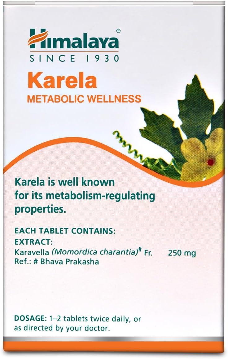 Himalaya Himalaya Wellness Pure Herbs Karela Metabolic Wellness - 60 Tablets Ayurvedic Classics - Image 3