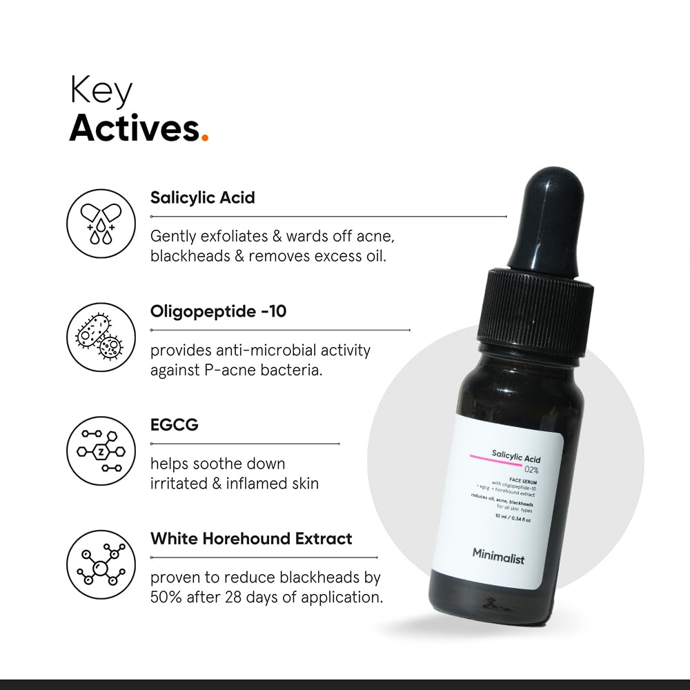 Minimalist Minimalist Salicylic Acid 2% Serum 10 ml Serums & Treatments - Image 15