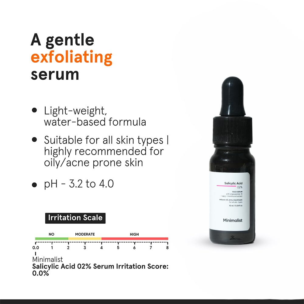 Minimalist Minimalist Salicylic Acid 2% Serum 10 ml Serums & Treatments - Image 8