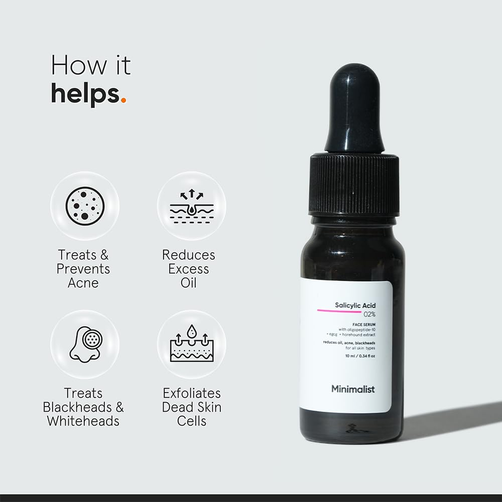 Minimalist Minimalist Salicylic Acid 2% Serum 10 ml Serums & Treatments - Image 12