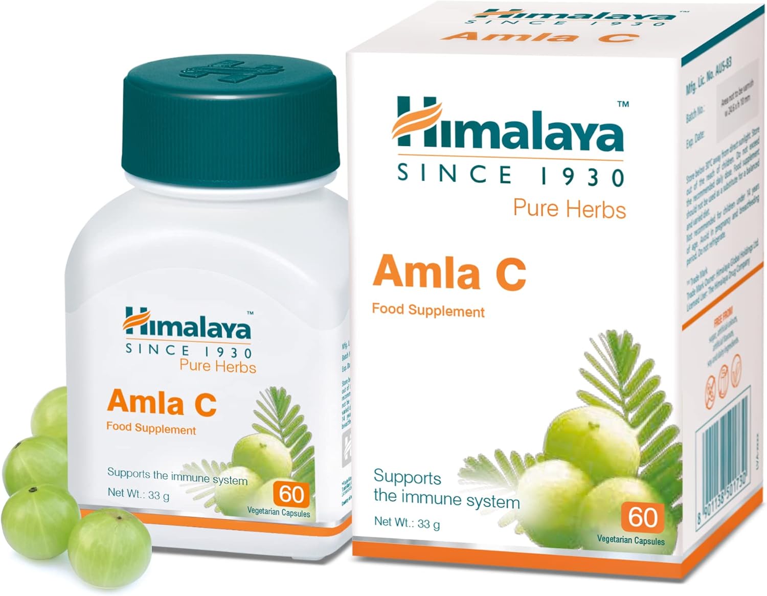 Himalaya Himalaya Wellness Pure Herbs Amalaki Immunity Wellness |Promotes health | -Pack of 60 Tablets Ayurvedic Classics - Image 1