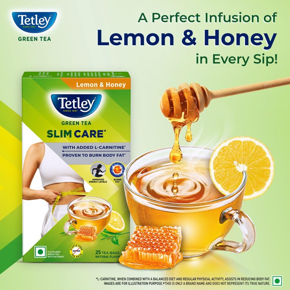 Tetley Tetley Green Tea, Lemon and Honey, 25 Tea Bags Green Tea & Wellness Blends - Image 15