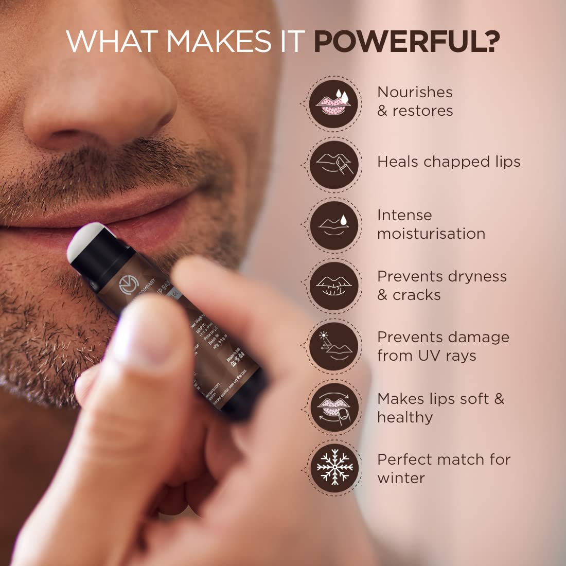 Vedashi TNW The Natural Wash Herbal Beetroot Lip Balm for Dry Lips 5 gm — TNW - The Natural Wash | Gallery Image 3