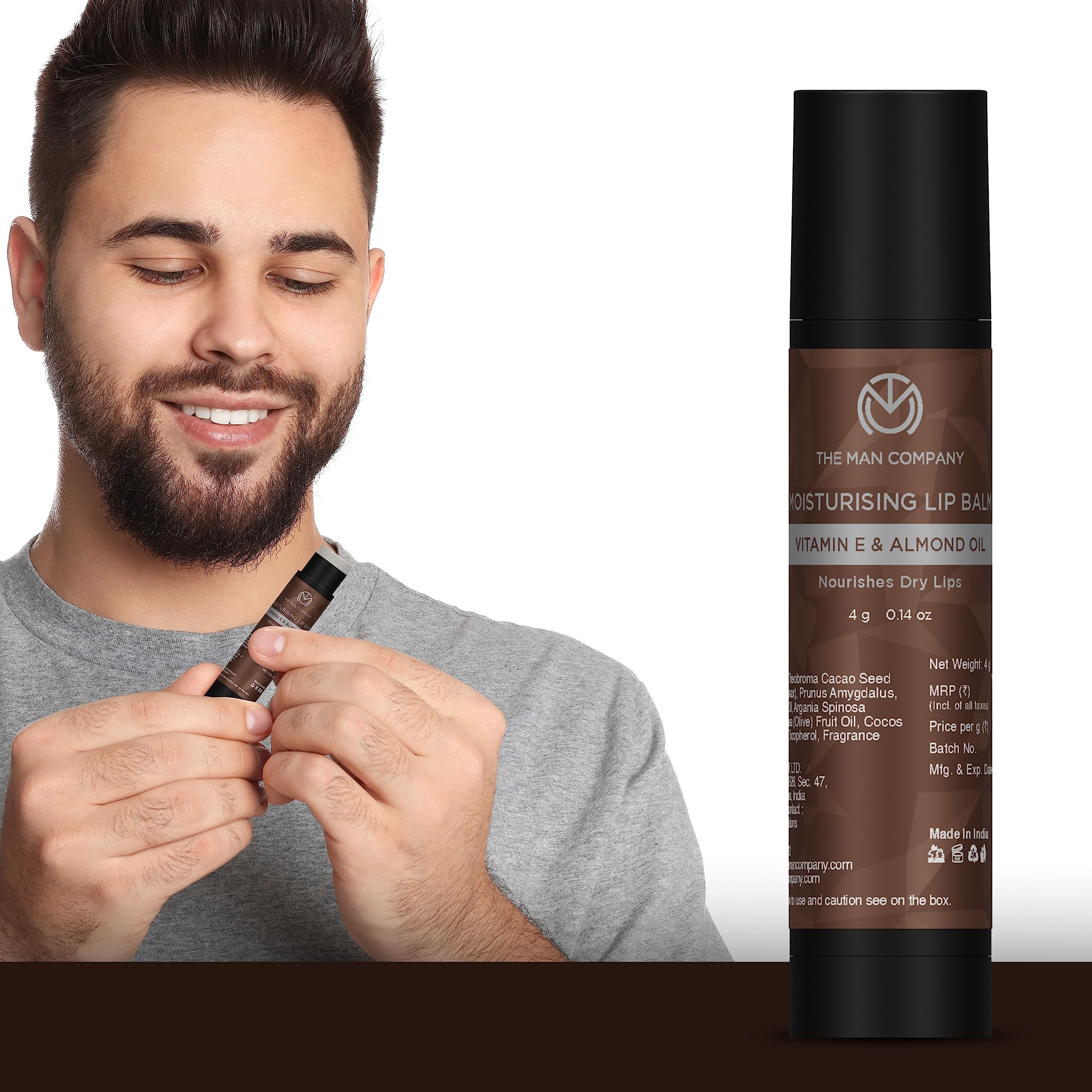 Vedashi TNW The Natural Wash Herbal Beetroot Lip Balm for Dry Lips 5 gm — TNW - The Natural Wash | Gallery Image 4