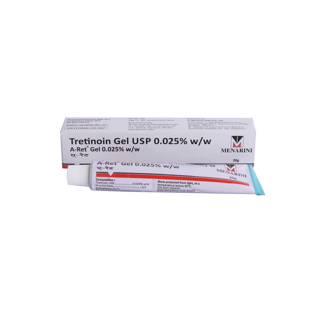 A-Ret A-RET GEL 0.025% - тюбик 20 г, гель Сыворотки и процедуры - Изображение 1
